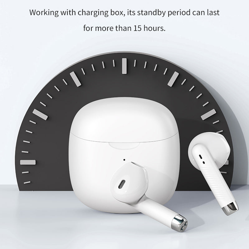 ROCK EB300 Wireless Bluetooth Earphones Ergonomic Design TWS Sports Running Headset with 320mAh Charging Case ROCK EB300 Wireless Bluetooth Earphones Ergonomic Design TWS Sports Running Headset with 320mAh Charging Case